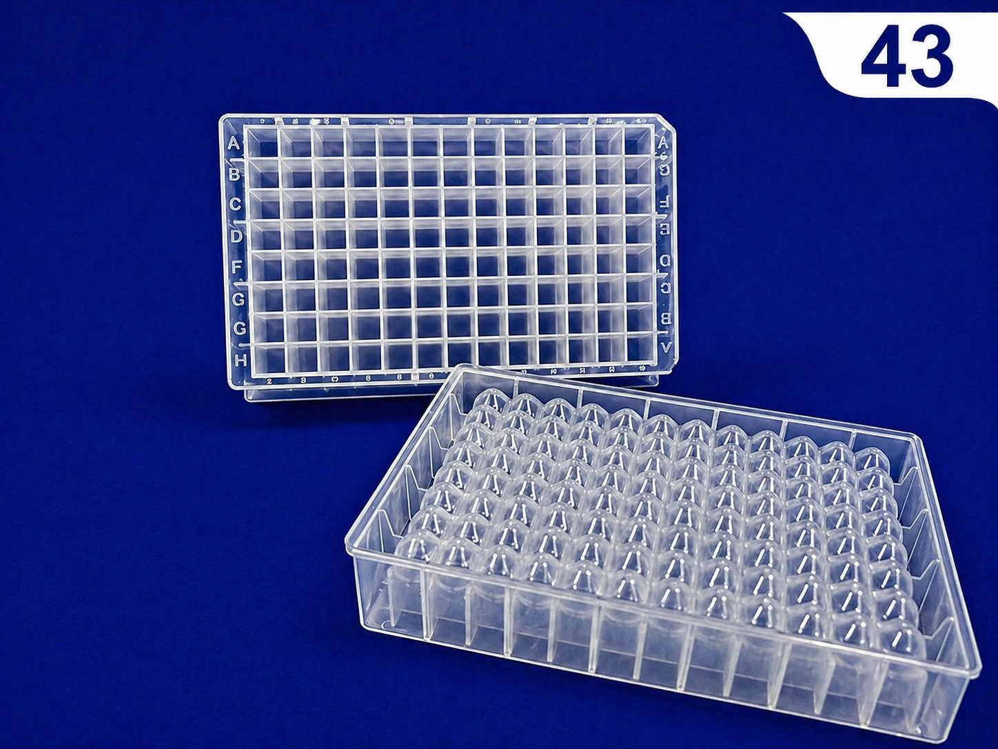 Deep 96 Well U Profile Storage Plate 31mm