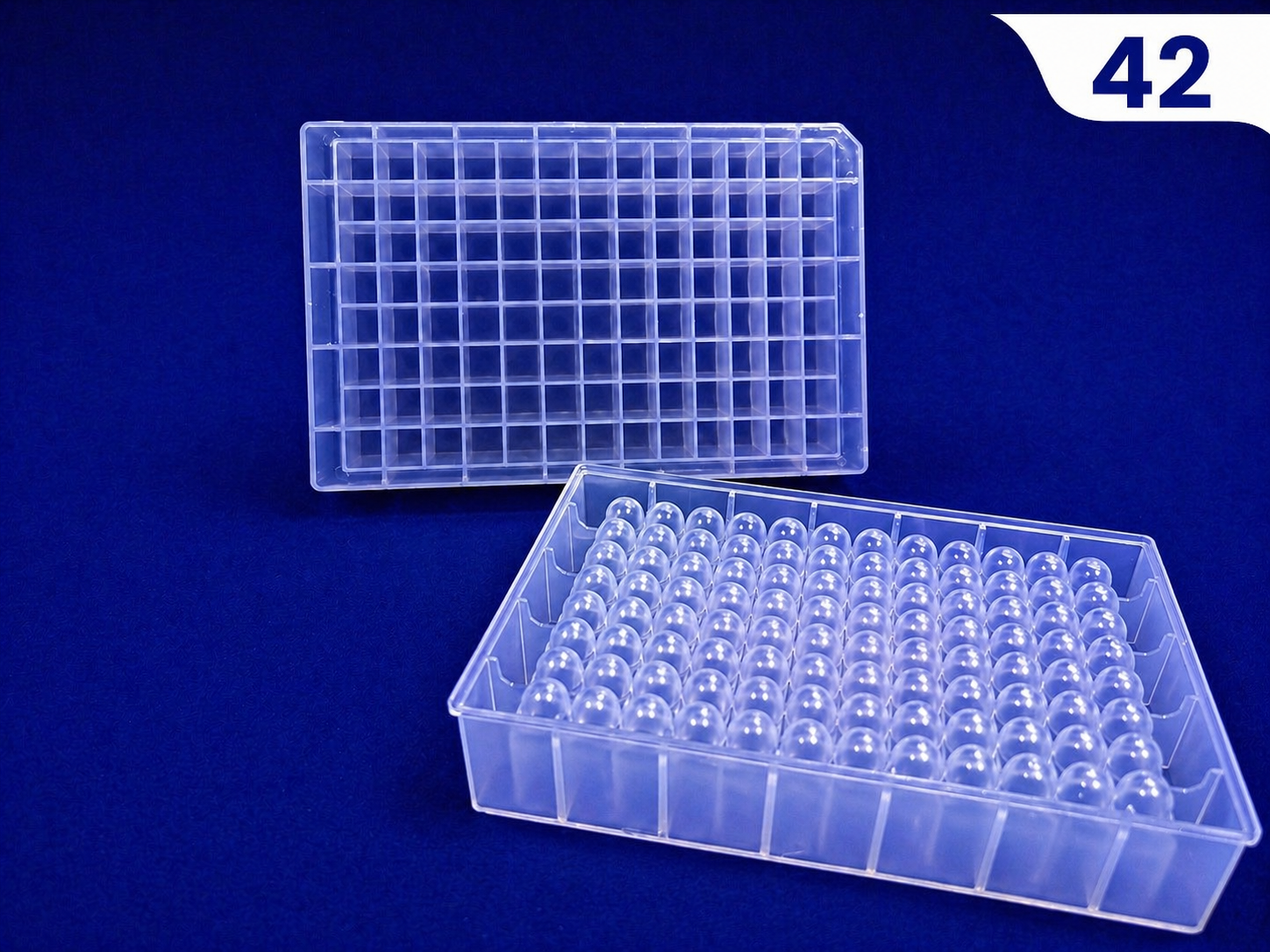 Deep 96 Well U Profile Storage Plate 41mm