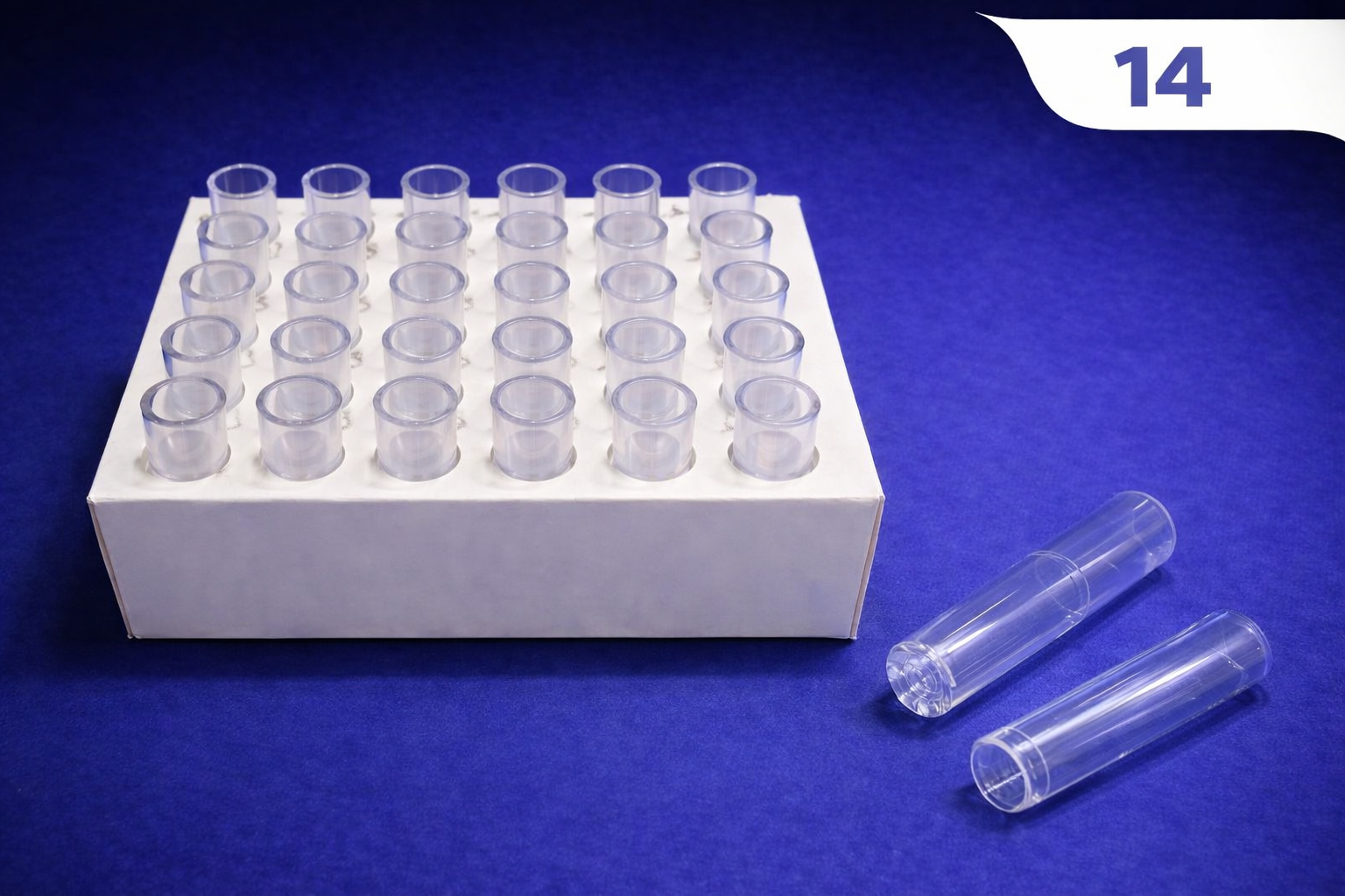 Round Quartz Cuvette